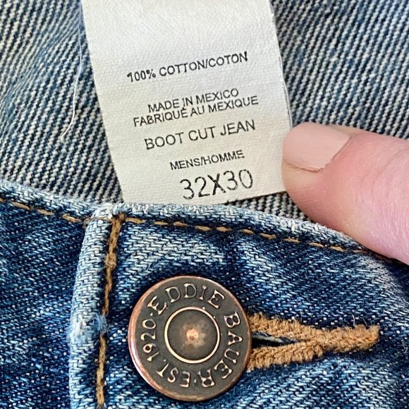 Eddie Bauer Men’s Premium Bootcut Jeans 32/30 - Picture 8 of 12